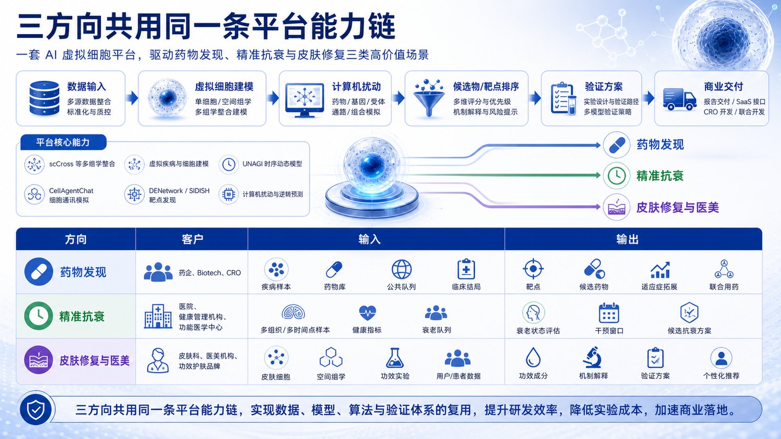 虚拟细胞候选物筛选闭环流程